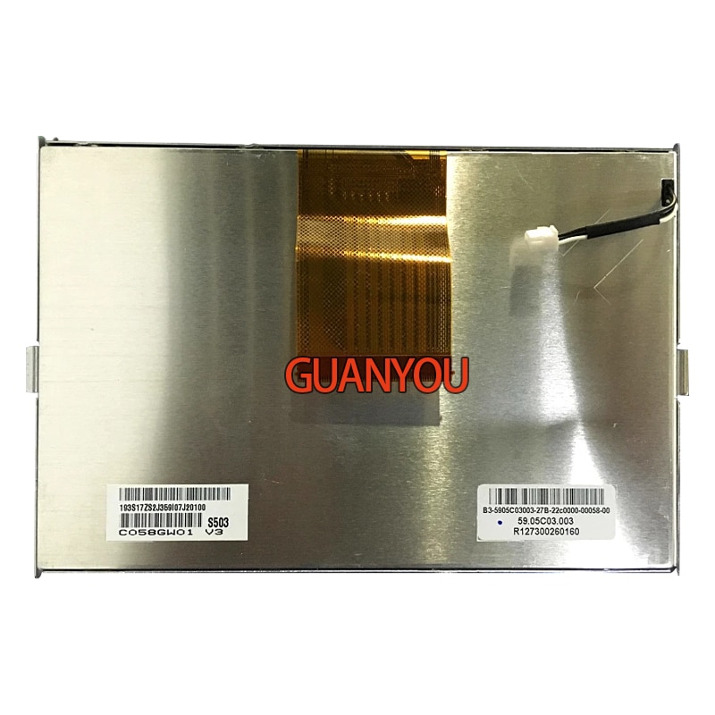 C058GW01V1 C058GW01V2 C058GW01 V0 orijinal A + snf 5.8 inc dokunmatik LCD ekran ekran VW  MK7 SKODA OCTAVIA lcd monitor